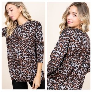 Sale:  Leopard Sweater Pullover